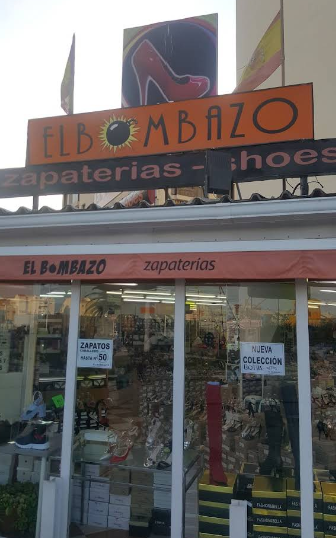 zapateria el bombazo playa de gandia