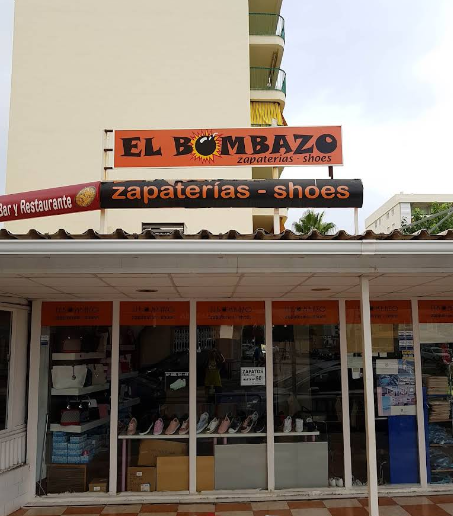 zapatería el bombazo gandia playa